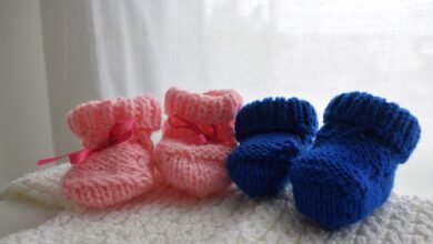 two-sets-baby-wool-shoes